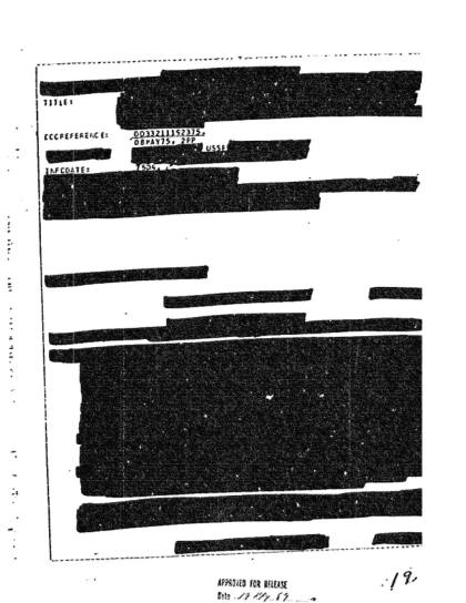 Documentos OVNI de la CIA
