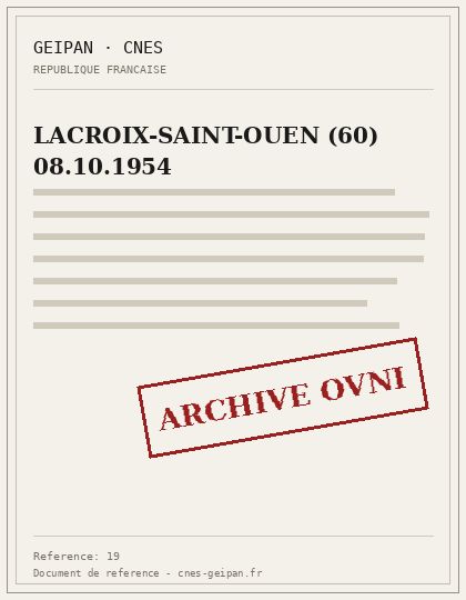 LACROIX-SAINT-OUEN (60) 08.10.1954