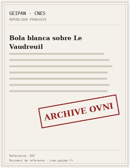 Bola blanca sobre Le Vaudreuil