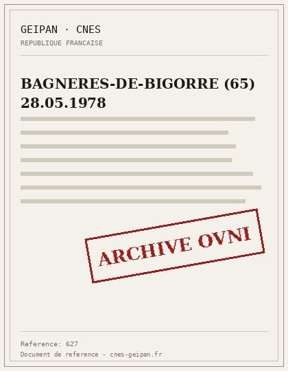 BAGNERES-DE-BIGORRE (65) 28.05.1978