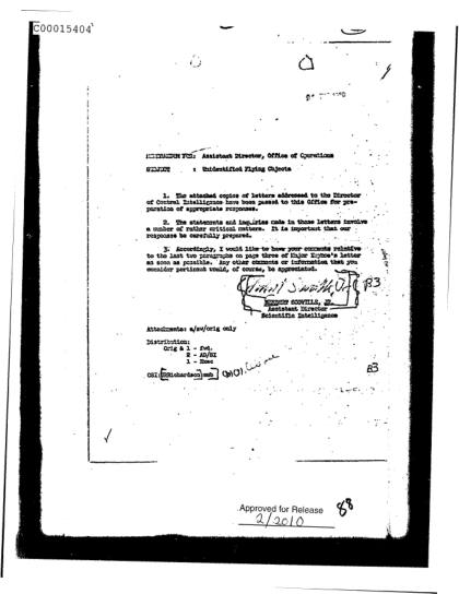Documentos OVNI de la CIA