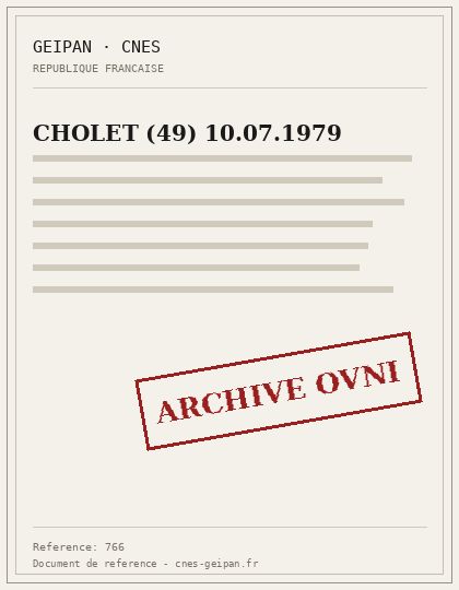 CHOLET (49) 10.07.1979