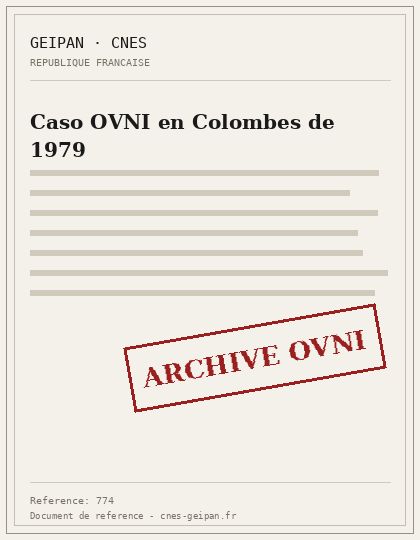 Caso OVNI en Colombes de 1979
