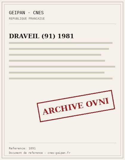 DRAVEIL (91) 1981