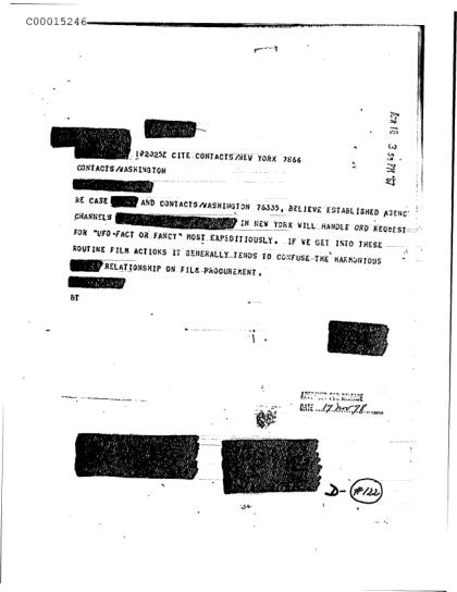 Documentos OVNI de la CIA