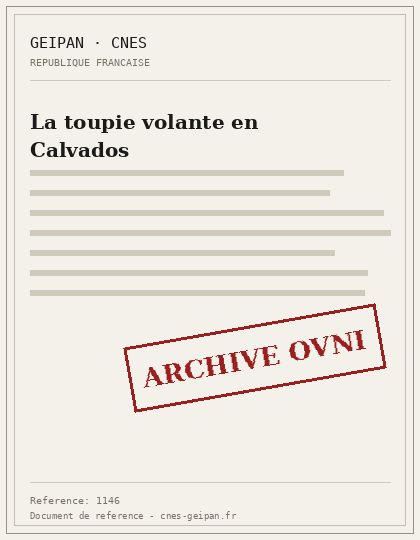 La toupie volante en Calvados