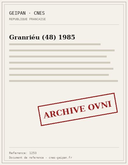 Granriéu (48) 1985