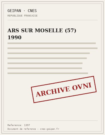 ARS SUR MOSELLE (57) 1990