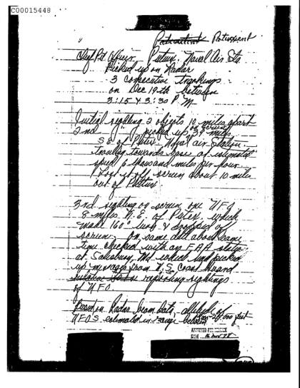 Documentos OVNI de la CIA