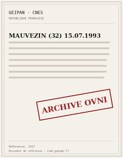 MAUVEZIN (32) 15.07.1993