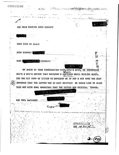 Documentos OVNI de la CIA