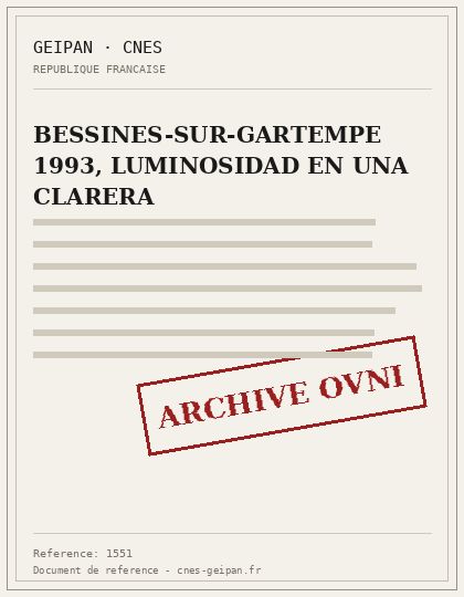 BESSINES-SUR-GARTEMPE 1993, LUMINOSIDAD EN UNA CLARERA