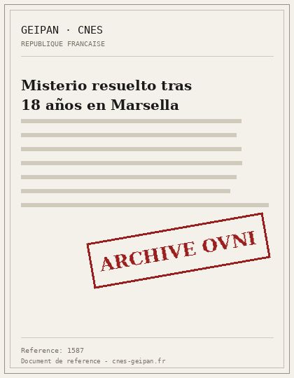 Misterio resuelto tras 18 años en Marsella