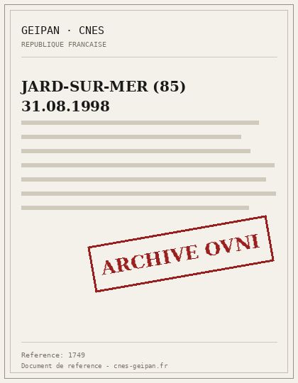 JARD-SUR-MER (85) 31.08.1998