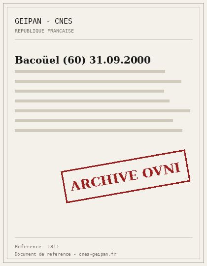 Bacoüel (60) 31.09.2000