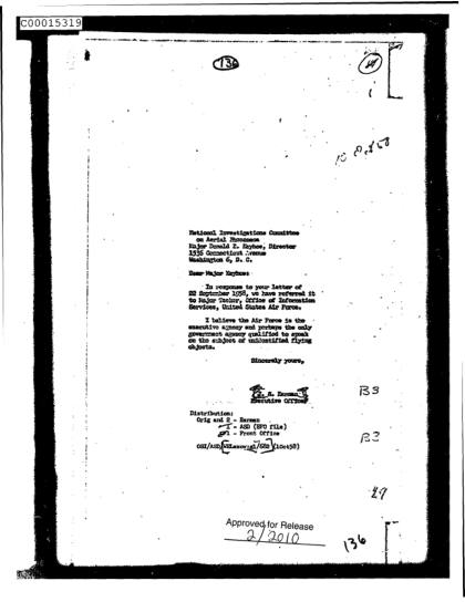 OVNI y la CIA en 1968