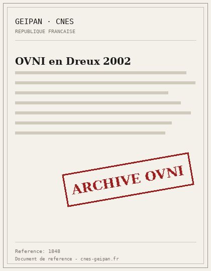 OVNI en Dreux 2002