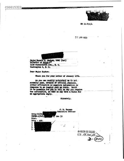 Documentos OVNI de la CIA