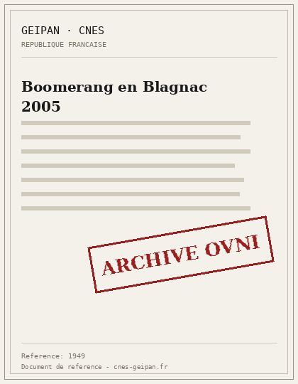 Boomerang en Blagnac 2005