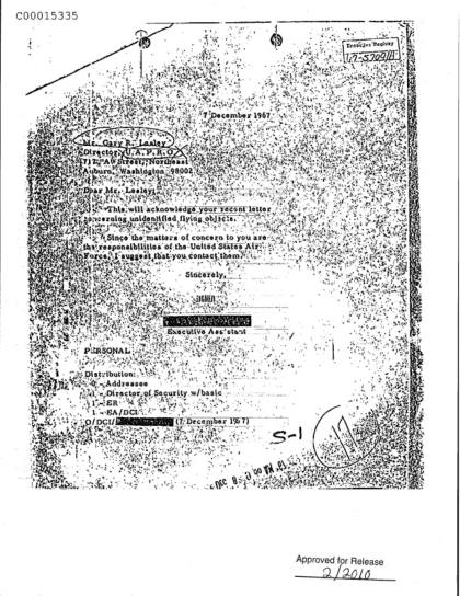 Documentos OVNI de la CIA