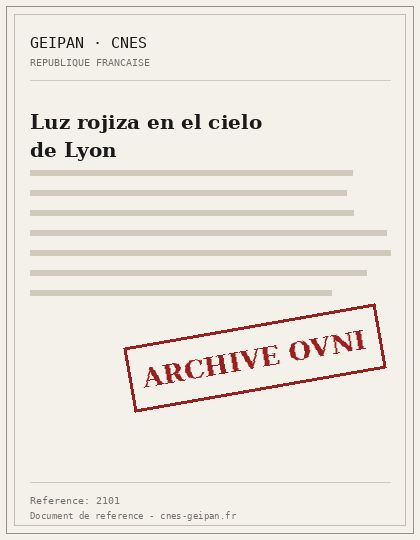 Luz rojiza en el cielo de Lyon