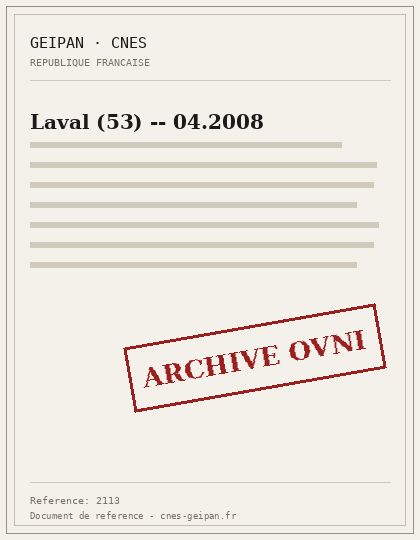 Laval (53) -- 04.2008