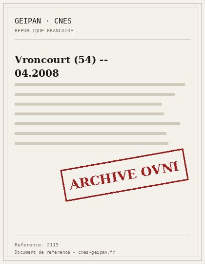 Vroncourt (54) -- 04.2008