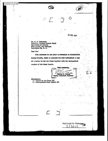 OVNI y la CIA en 1957
