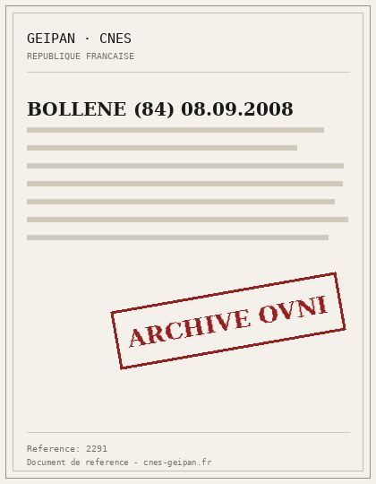 BOLLENE (84) 08.09.2008