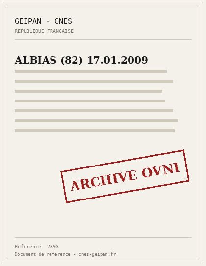 ALBIAS (82) 17.01.2009