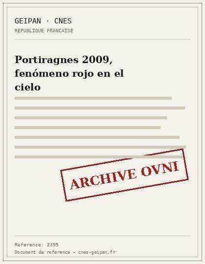 Portiragnes 2009, fenómeno rojo en el cielo
