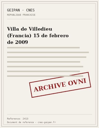 Villa de Villedieu (Francia) 15 de febrero de 2009