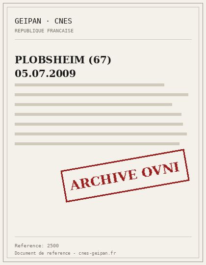 PLOBSHEIM (67) 05.07.2009