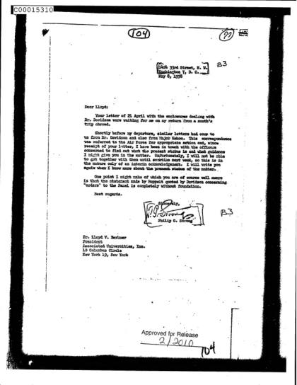 CIA y documentos OVNI