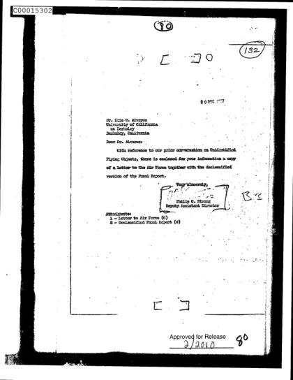Cartas y reportes desclasificados de la CIA sobre OVNI