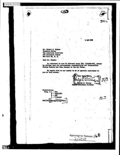 Documentos OVNI de la CIA