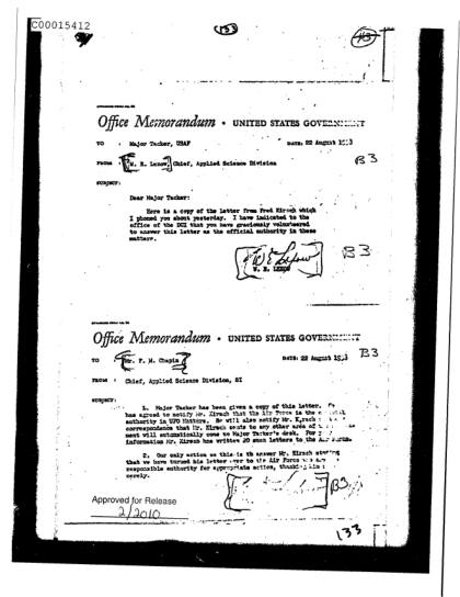 CIA autoriza consultas sobre OVNI