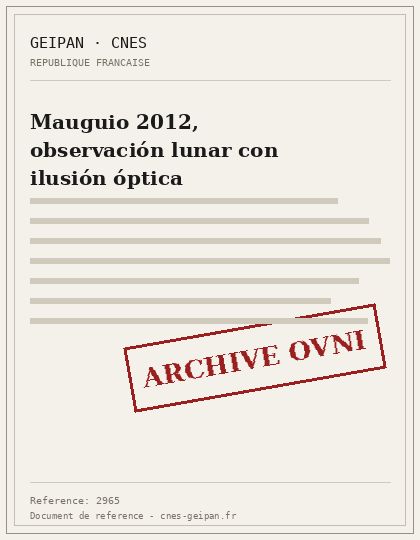 Mauguio 2012, observación lunar con ilusión óptica