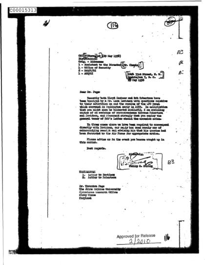 CIA y contactos sobre OVNI