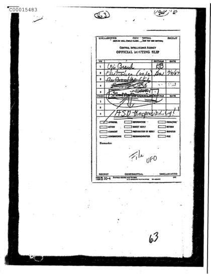 Documentos OVNI de la CIA