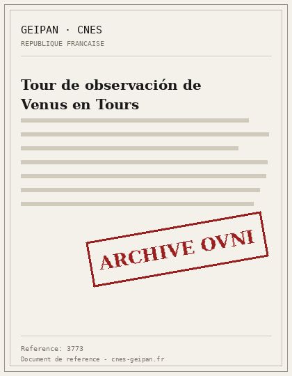 Tour de observación de Venus en Tours