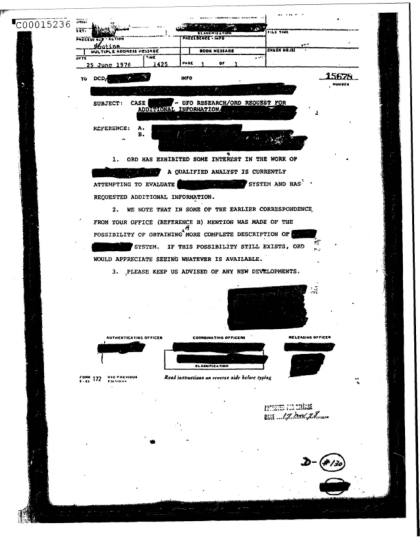 OVNI y la CIA en 1950