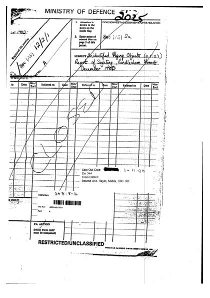 El misterio de Rendlesham, un encuentro inexplicable en 1980