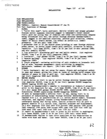 Documentos OVNI de la CIA