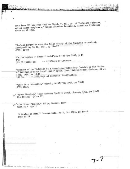Documentos OVNI de la CIA
