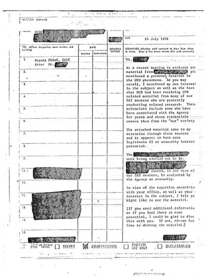 Documentos OVNI de la CIA