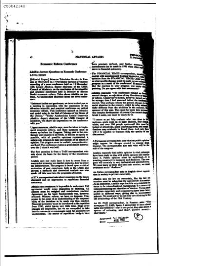 Documentos de la CIA sobre OVNI