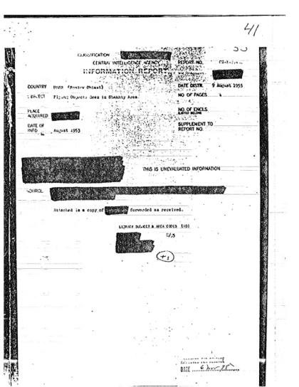 Documentos OVNI de la CIA