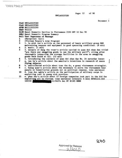Documentos de la CIA sobre OVNI