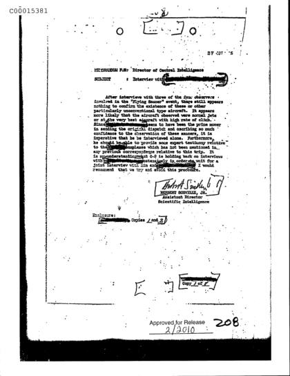 OVNI y la CIA en 1947
